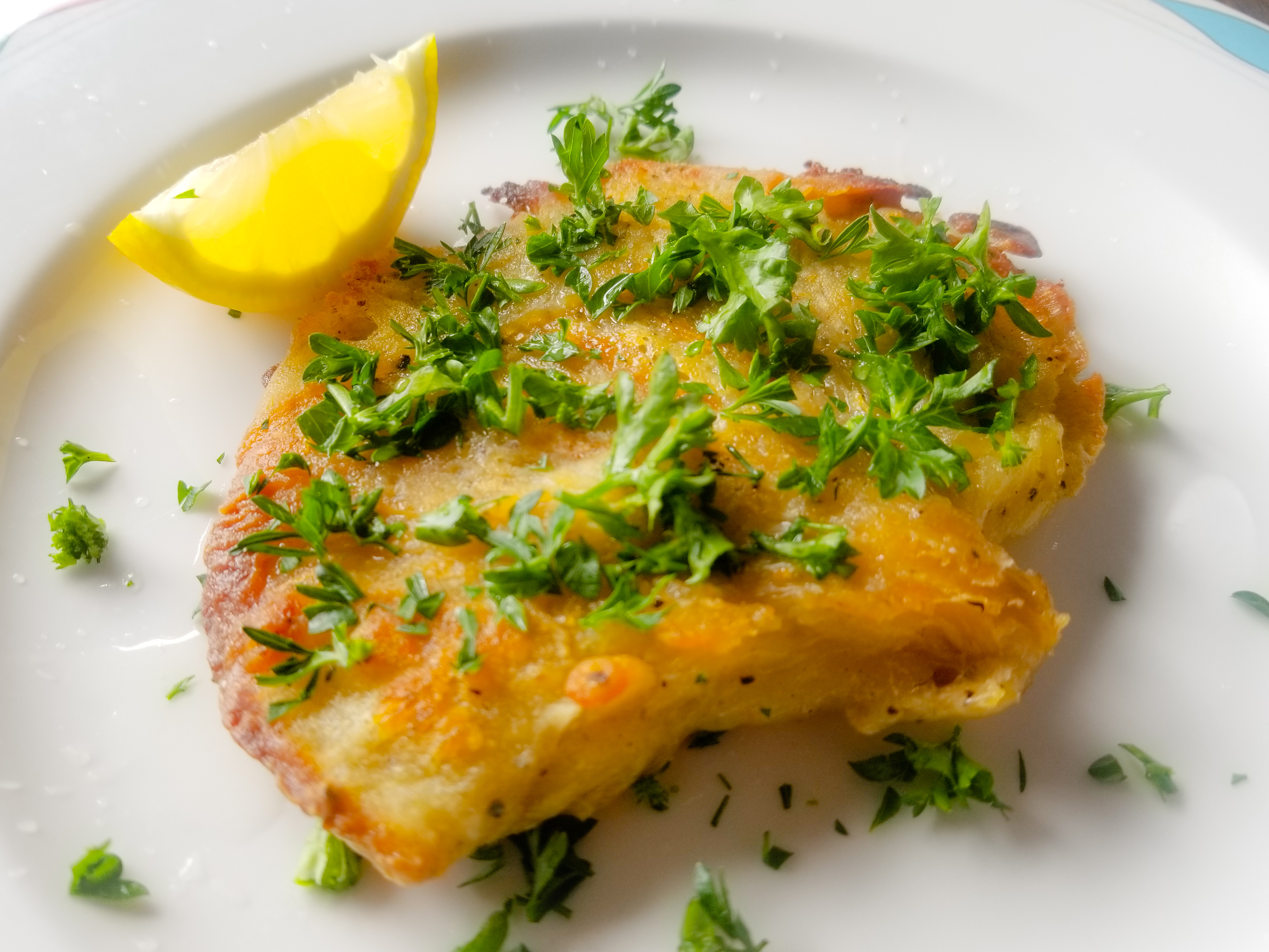 Chickpea battered foraged oyster mushroom